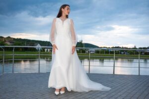 Robe de mariée trapèze