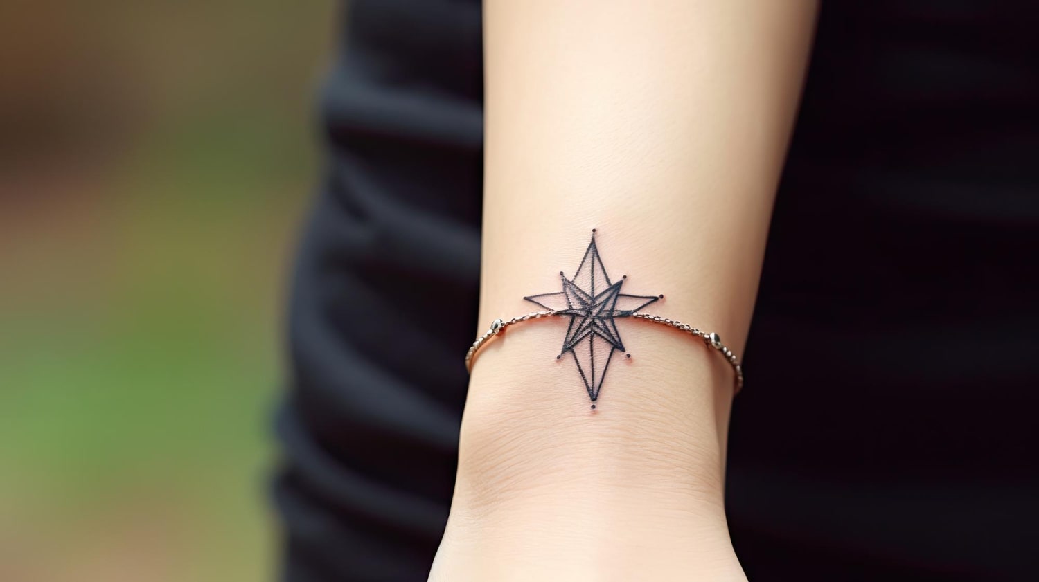 Tatouage étoile choisir en hommage à un décès